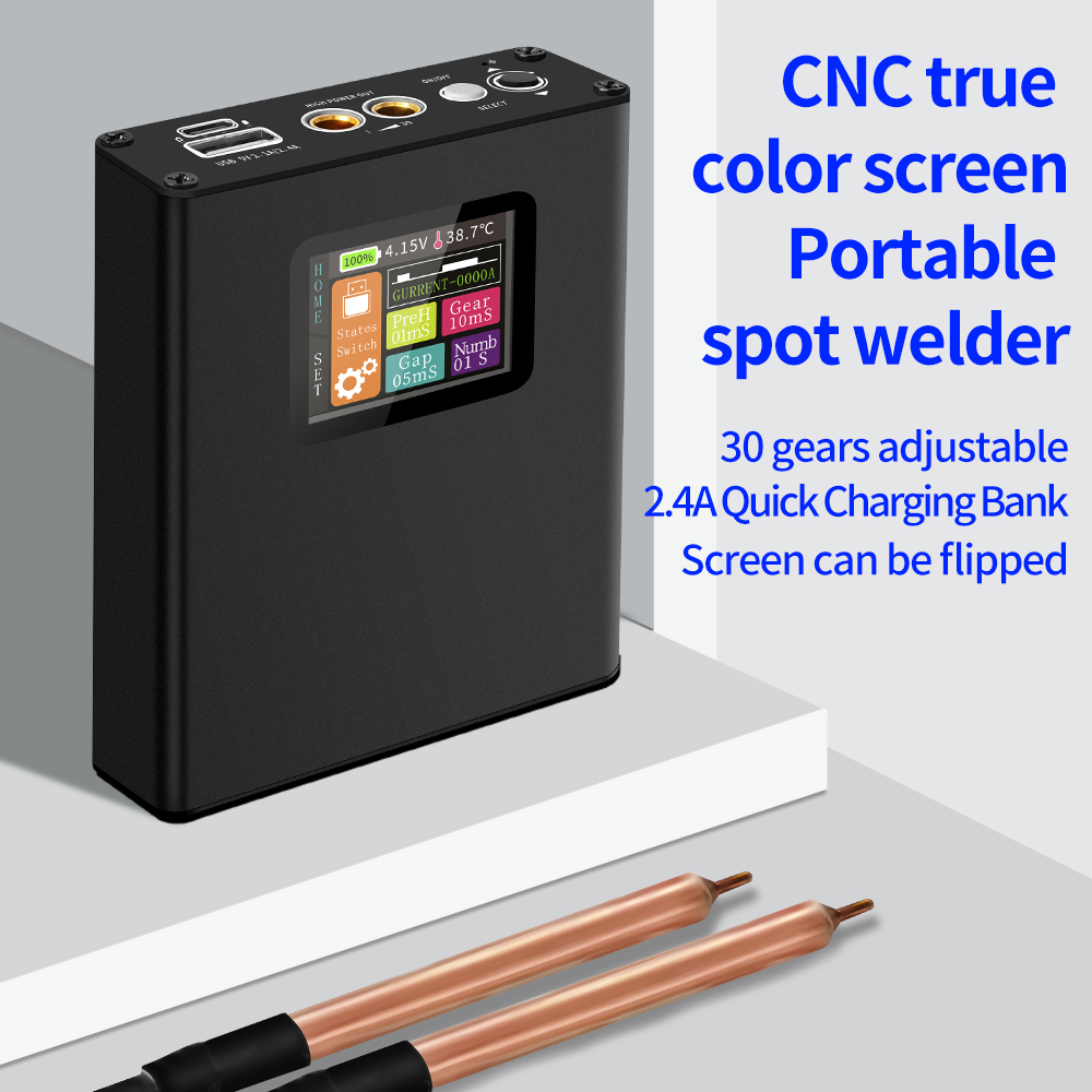 Diy Electronics Spot Welder - Digital Display Spot Welder 0.1-0.25MM Nickel