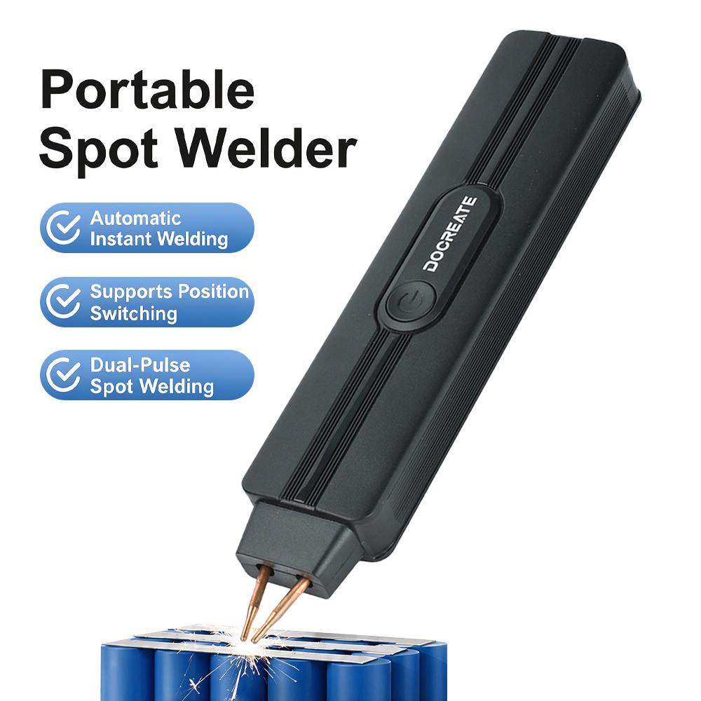 Diy Electronics Spot Welder - Compact Handheld 18650 Battery Spot Welder