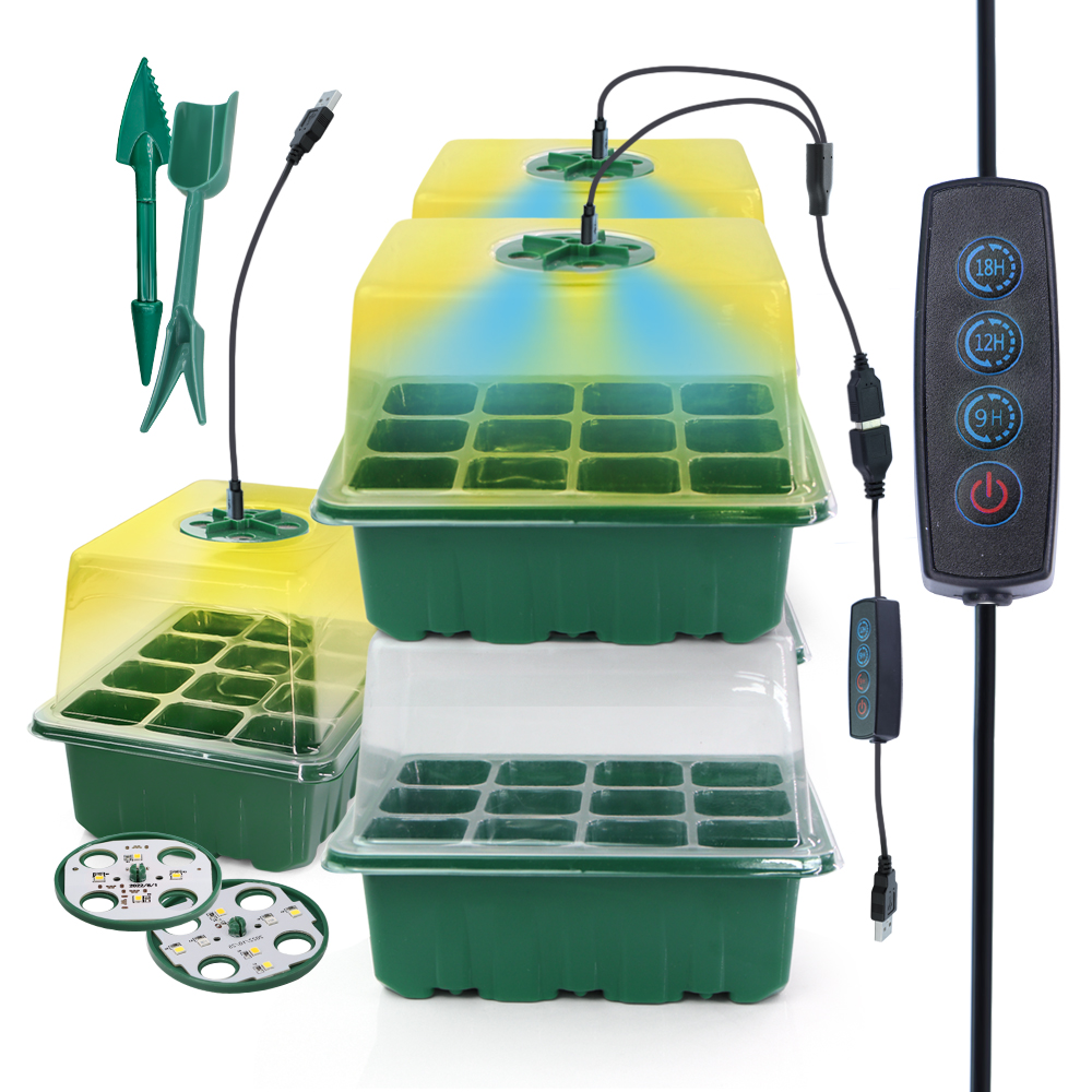 Led Assortment Kit - LED Nursery Pots with Grow Light