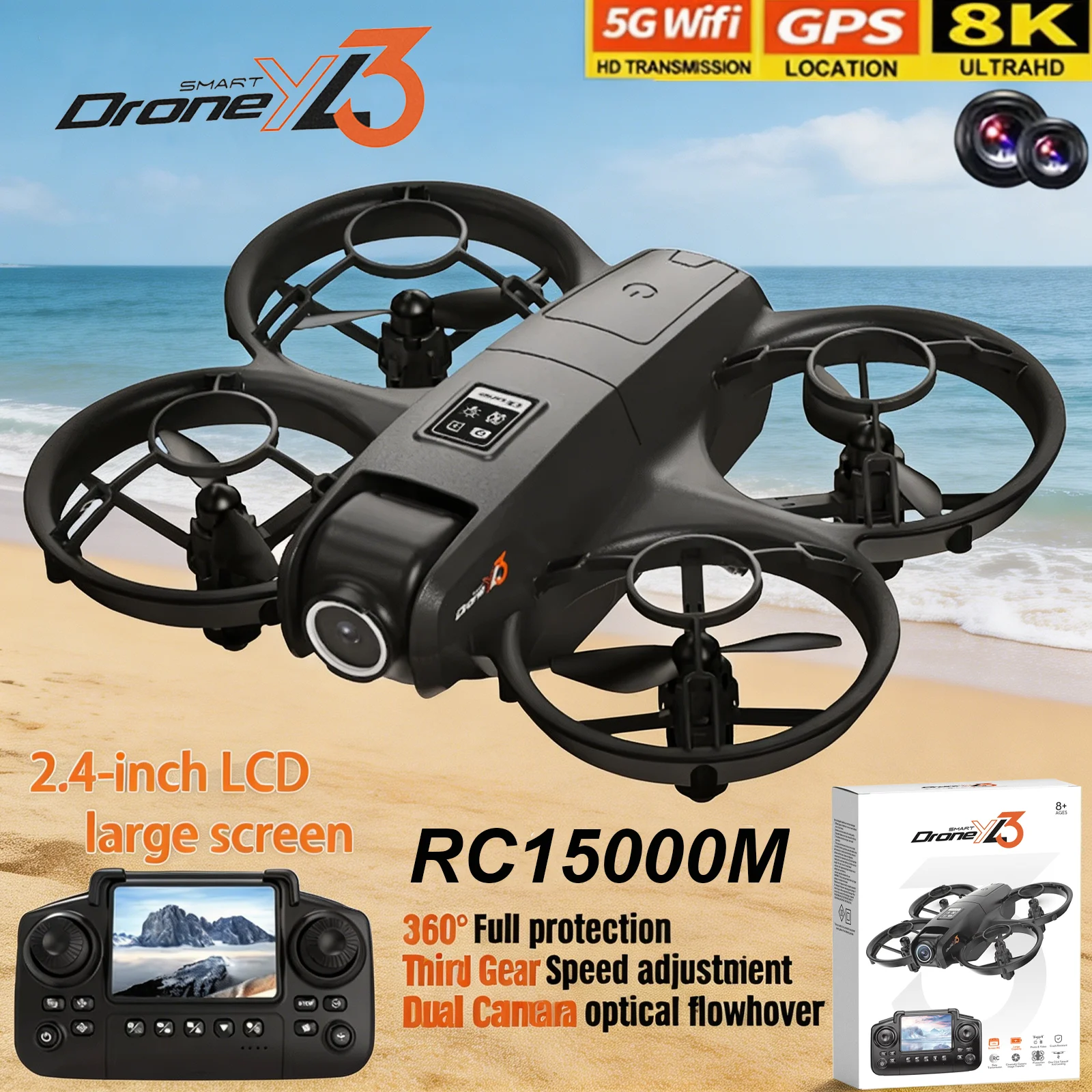 Diy Drone Electronics - New YL3 RC Drone 8K 1080P