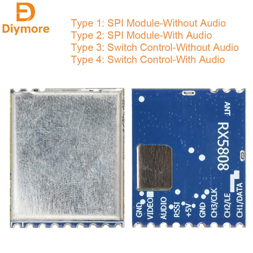 RX5808 4.9G-5.8G Audio Receive - đánh giá và giá Diy Electronics Videos