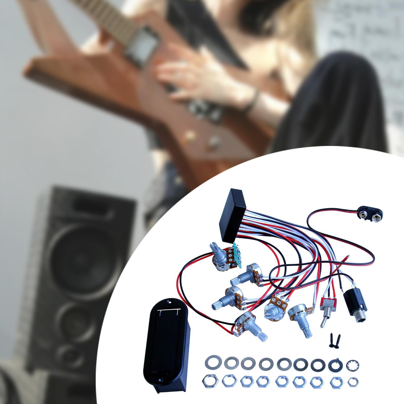 3 Band Active Passive Pickup R - đánh giá và giá Diy Guitar Electronics Kit