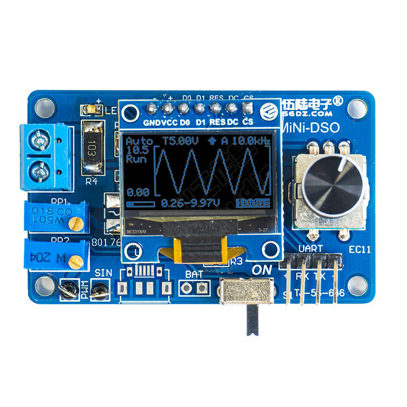 Mini DOS LCD oscilloscope kit  - đánh giá và giá Oscilloscope Dso Mini