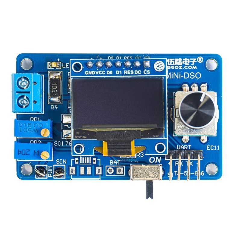 Mini DOS LCD oscilloscope kit  - đánh giá và giá Oscilloscope Dso Mini