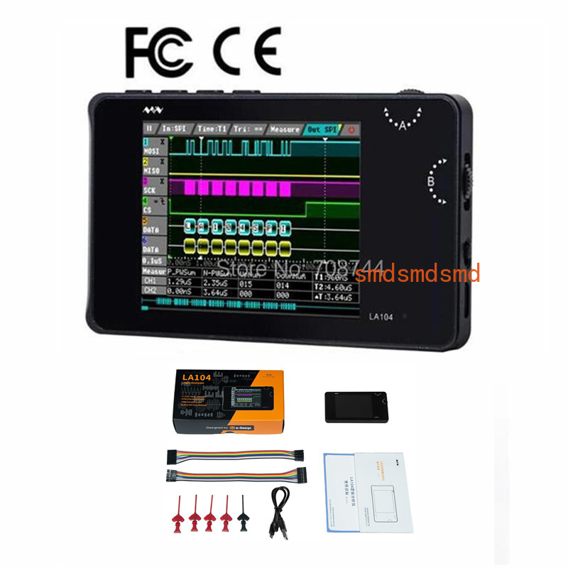 LA104 Mini DSO Digital Logic A - đánh giá và giá Oscilloscope Dso Mini