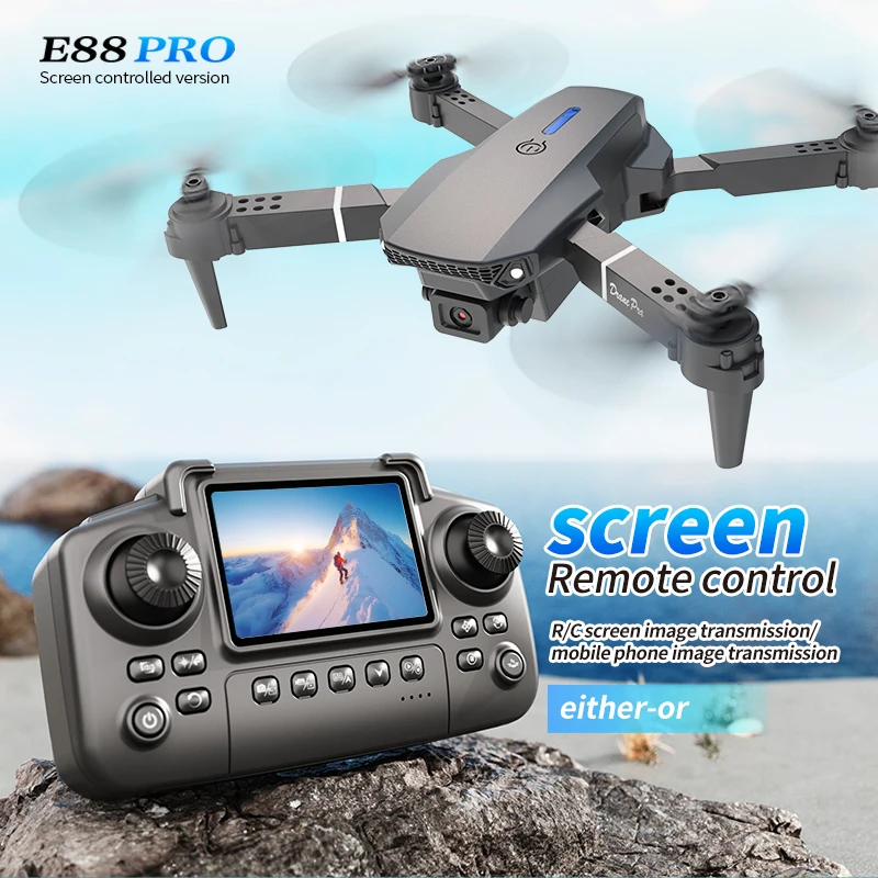 Professional E88 PRO Drone wit - đánh giá và giá Diy Drone Electronics