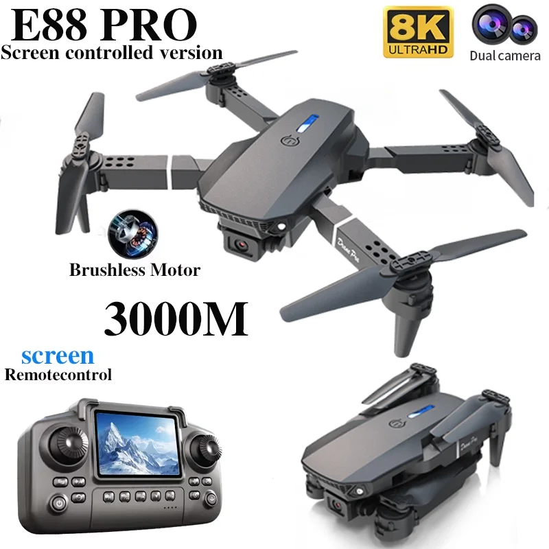 Professional E88 PRO Drone wit - đánh giá và giá Diy Drone Electronics