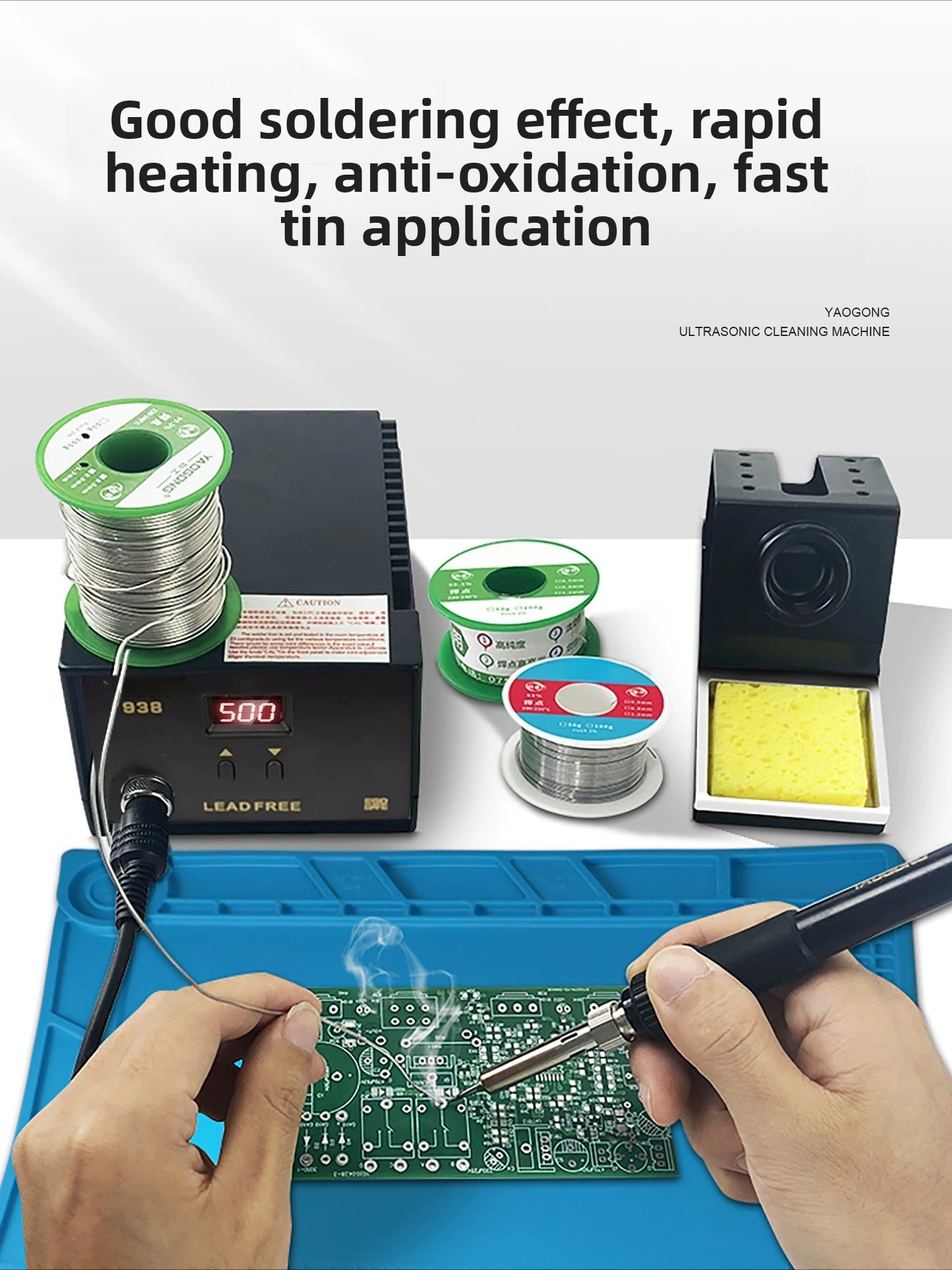 936B 60W Adjustable Temperatur - đánh giá và giá Diy Electronics Workstation