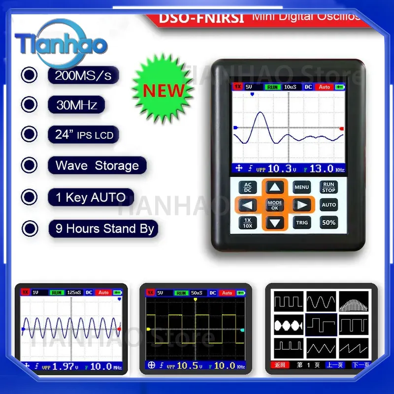 DSO Handheld Mini Portable Dig - đánh giá và giá Oscilloscope Dso Mini