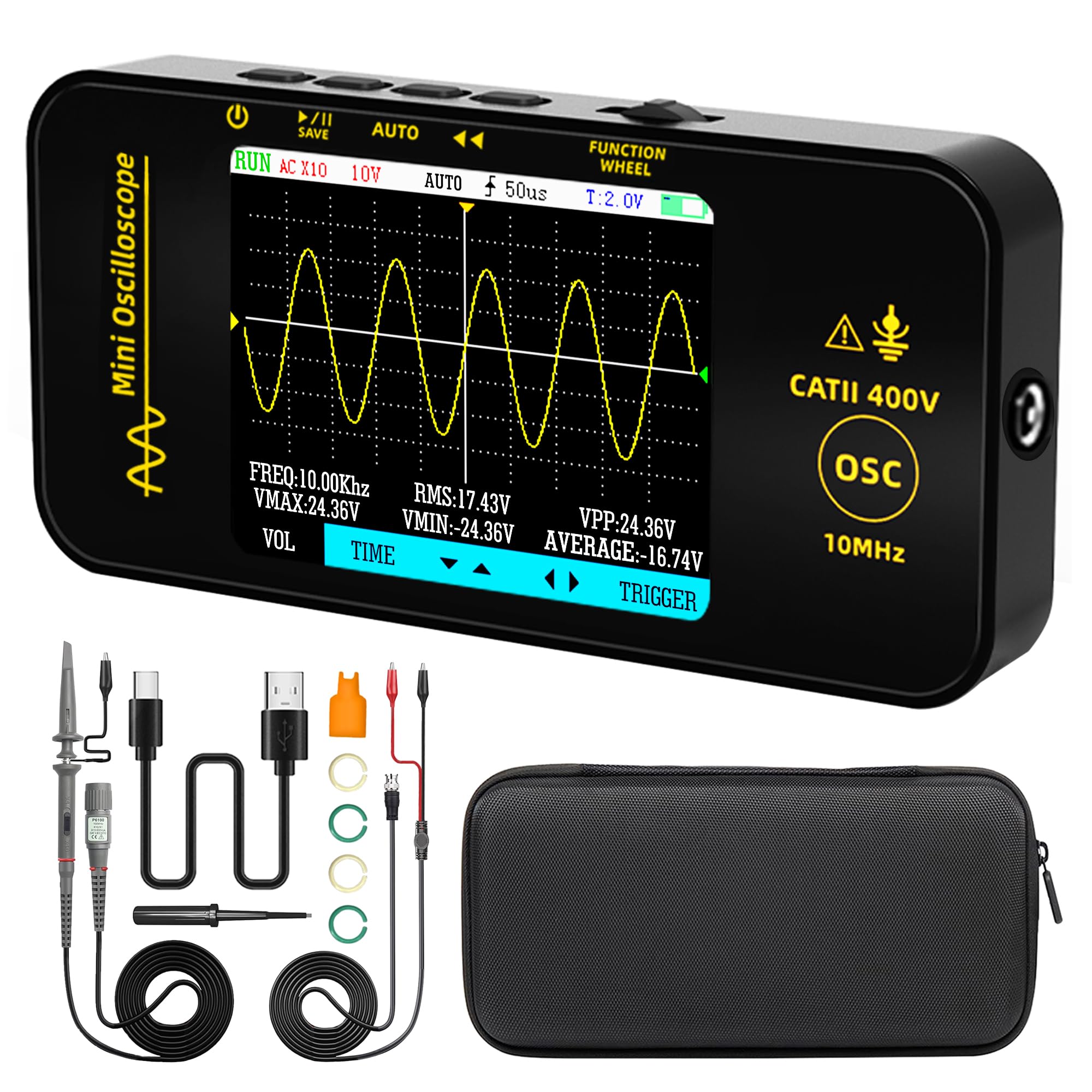 BSIDE Mini Digital Oscilloscop - đánh giá và giá Oscilloscope Dso Mini