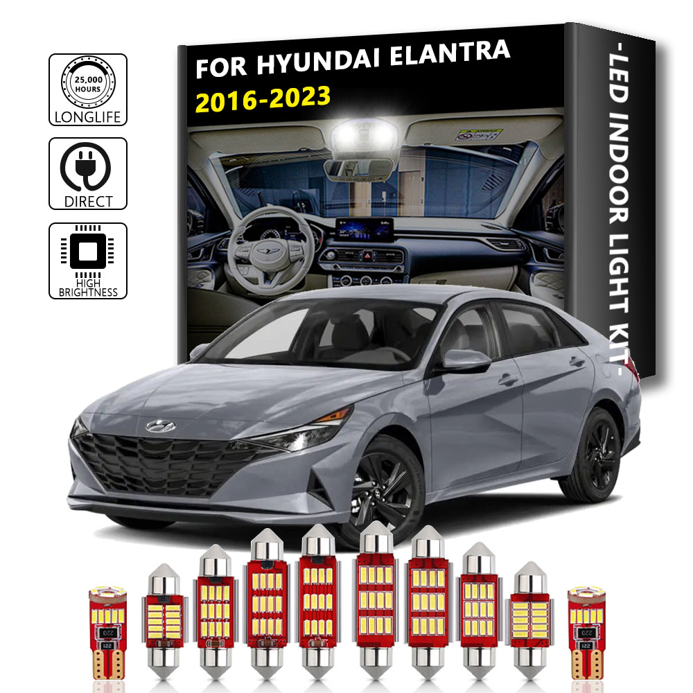 10Pcs For Hyundai Elantra MK6  - đánh giá và giá Led Assortment Kit