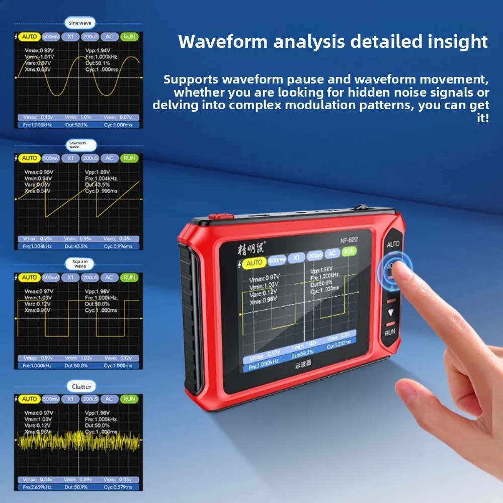 NF-622 Mini Handheld Digital O - đánh giá và giá Oscilloscope Dso Mini