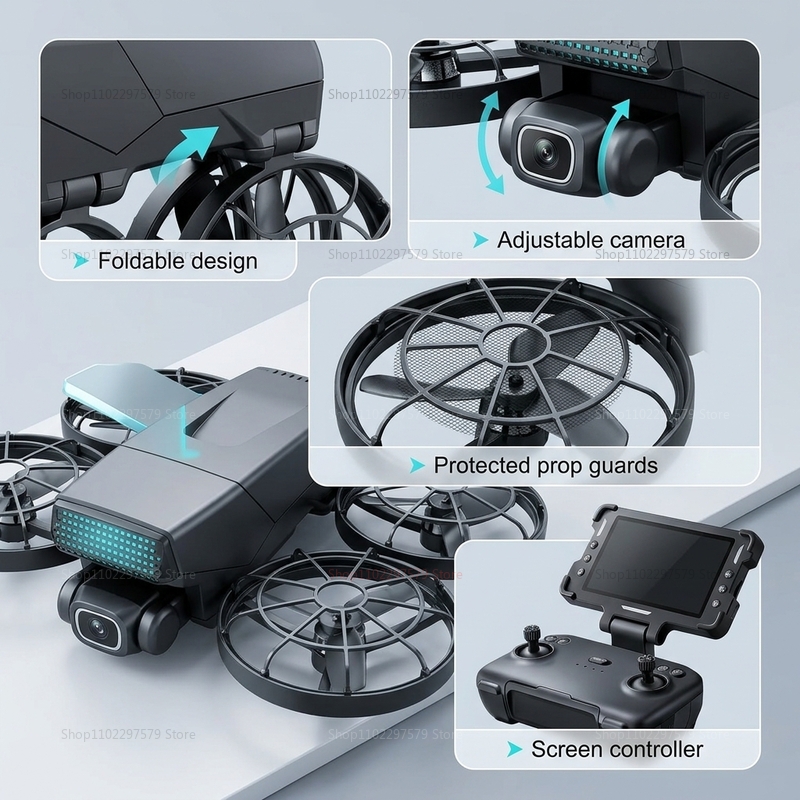 New Drones M8 GPS 8K Professio - đánh giá và giá Diy Drone Electronics
