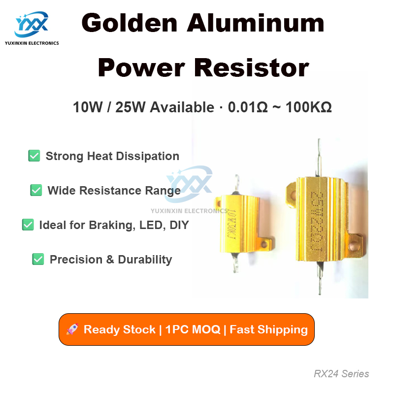 1PCS RX24 Power Resistor 10W 2 - đánh giá và giá Diy Electronic Load