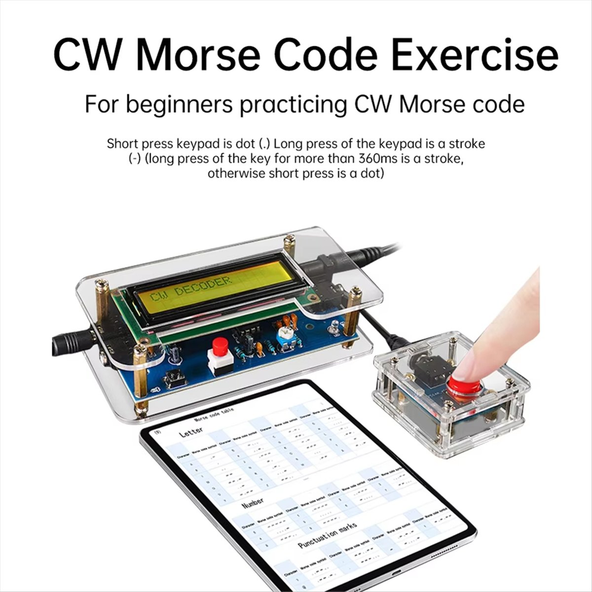 HDL DC9V CW Morse Code Decoder - đánh giá và giá Diy Electronics Audio
