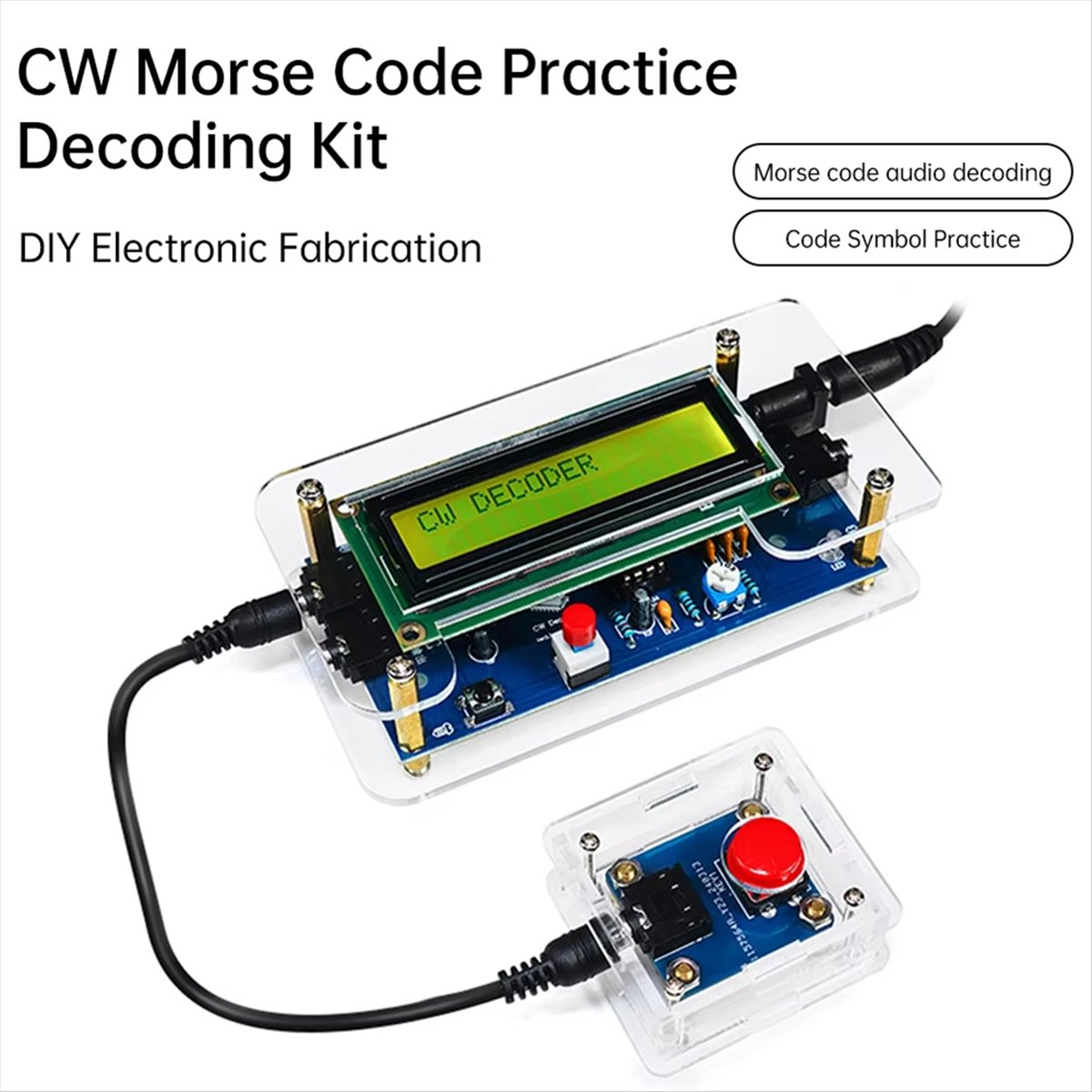 HDL DC9V CW Morse Code Decoder - đánh giá và giá Diy Electronics Audio